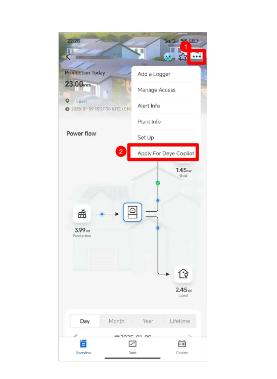 Deye Cloud Copilot workflow image 4